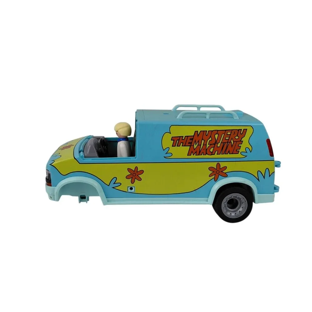Playmobil Scooby-Doo Mystery Mansion Haunted Mystery Machine Van Figs Incomplete